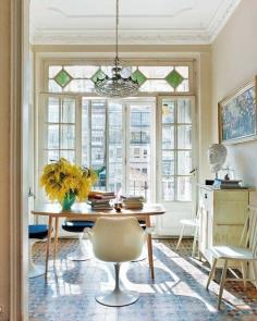 Trend Watch: 12 Rooms with Colorful Patterned Encaustic Tiles