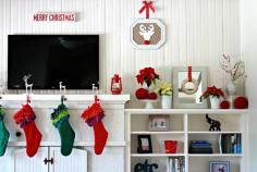 
                        
                            Red and White Christmas Decor |  View From The Fridge
                        
                    