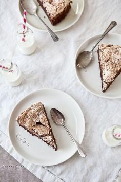 
                        
                            Chocolate and Hazelnut Meringue Cake, adapted from Martha Stewart.
                        
                    