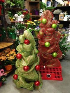 Tomato Cage Christmas tree's #christmastree