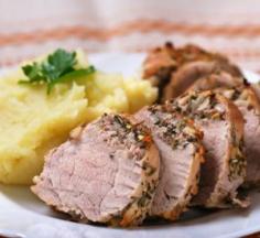 Roast Pork with Mashed Potatoes in Slow Cooker Recipe