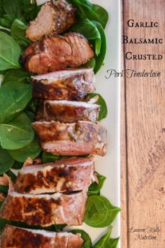 
                        
                            Garlic Balsamic Crusted Pork Tenderloin
                        
                    