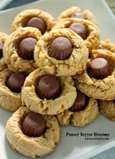 Small Batch Peanut Butter Blossoms by joandsue.blogspot...