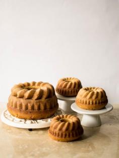 Vanilla Malted Bundt Cake with White Chocolate and Cardamom Frosting | butter and brioche