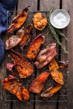 
                    
                        Simple Salty Sweet Potato Skin Chips
                    
                