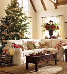 Pretty #Christmas #LivingRoom Design Idea