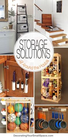 
                        
                            Storage Solutions All Around the House • Great Ideas and Tutorials!
                        
                    