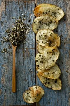 
                    
                        Try these herbed crispy potato chips that can be homemade with natural olive oil.
                    
                