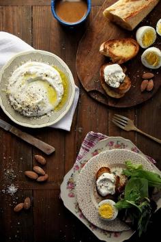 WHIPPED RICOTTA WITH LEMON AND OLIVE OIL