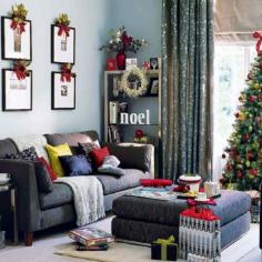 living room #christmas #decorations pictures