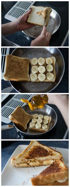 
                    
                        PB, Banana, Cinnamon & Honey Grilled Sammy
                    
                