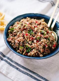 
                    
                        herbed quinoa and pomegranate salad
                    
                