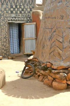 Check Out This Amazingly Decorated Village of the Kassena People in Burkina Faso!