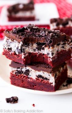
                    
                        Red Velvet Cookies-n-Cream Brownies Recipe- 10 more of the webs most popular oreo recipes
                    
                
