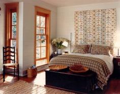 Ideas for Decorating with Blankets - hang one on the wall for instant color and pattern.