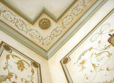 
                        
                            Give your home custom intricate details with little more than stencils and crown molding
                        
                    