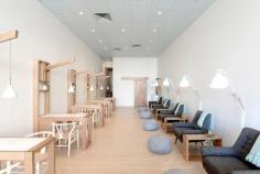 
                    
                        A toxic free, minimalist nail salon whose clean space reflects the company's natural philosophy with bamboo floors, a limited palette, and pebble tiles.
                    
                