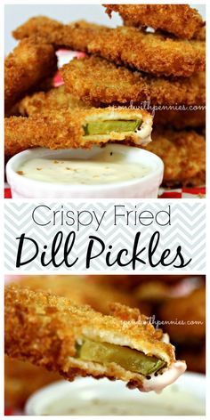 Crispy Fried Dill Pickles... this is my newest addiction! If youhaven't had them add this to your MUST try board!