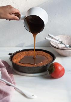 
                    
                        Sticky Salty Toffee Persimmon Pudding
                    
                