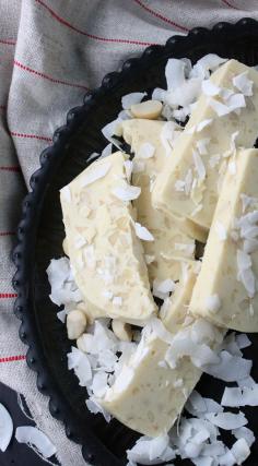 
                    
                        COCONUT WHITE CHOCOLATE MACADAMIA NUT FUDGE
                    
                