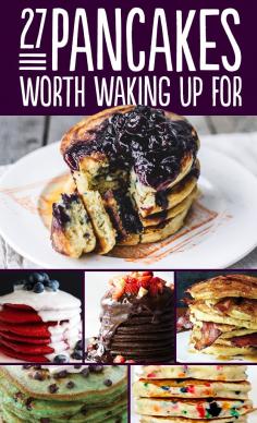 
                    
                        27 Pancakes Worth Waking Up For. Tomorrow is national pancake day!!!
                    
                
