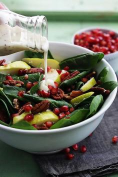 
                    
                        Pomegranate Pear & Pecan Salad with Poppyseed Dressing
                    
                