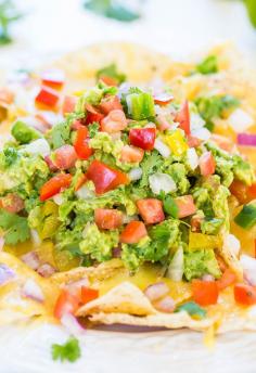 
                    
                        Loaded Guacamole Nachos
                    
                