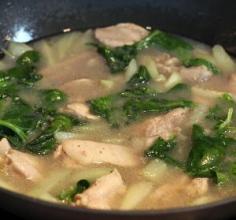 
                    
                        Slow Cooker Chicken Soup with Spinach and Rice Recipe
                    
                