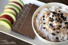 
                    
                        Chocolate Chip Caramel Apple Dip Recipe via #POPSUGARSelect Moms blogger, Mom 4 Real! @Jessica Kielman         {Mom 4 Real}
                    
                