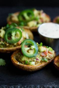 
                    
                        Vegan Avocado Foods - As Requested! X Guacamole Potato Skins!
                    
                