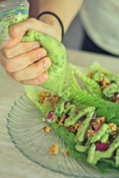 
                    
                        Avocado Cilantro Cream -- FAVORITE DRESSING. Love to add it to my salads. absolutely excellent!
                    
                