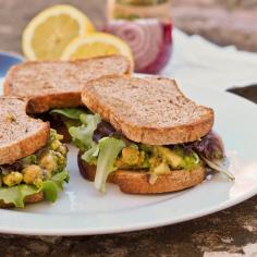 
                    
                        Avocado Chickpea Salad Sandwiches {Gluten-Free, Vegan}
                    
                