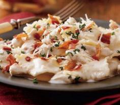 
                    
                        Chicken Breasts and Ravioli Carbonara Recipe
                    
                