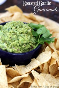 
                    
                        ROASTED GARLIC GUACAMOLE: Butter With A Side of Bread
                    
                