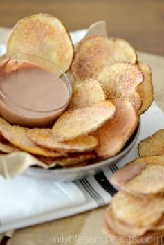 
                    
                        Churro Chips with Mexican Chocolate Crema
                    
                