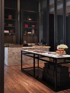 
                    
                        DECORATING DARKLY: A Selection of Inky Spaces...  Part of the Pantry restaurant in the Park Hyatt, Shanghai.
                    
                