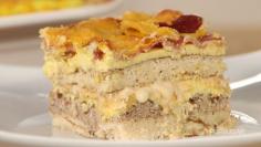 
                    
                        The Pancake Lasagna is a Layered Morning Meal #food trendhunter.com
                    
                