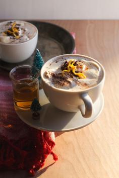 
                    
                        Spicy Orange-Bourbon Hot Chocolate
                    
                