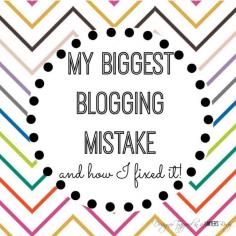 
                    
                        Learn all about my biggest blogging mistake and my thoughts on Blogger vs WordPress!
                    
                