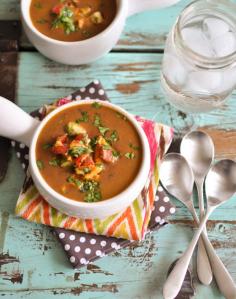 
                    
                        This simple Black Bean Soup is perfect to serve a crowd and packs a high nutritious punch. GF+V
                    
                