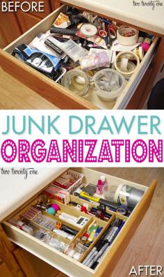 
                    
                        Great tips on how to organize your junk drawer!
                    
                