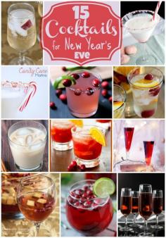 
                    
                        15 Cocktails for New Year's Eve - these are perfect for New Year's Eve Parties!!!
                    
                