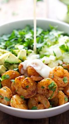 
                    
                        Shrimp and Avocado Salad with Miso Dressing
                    
                