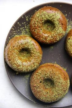 
                    
                        Baked Spelt Flour and Matcha Donuts
                    
                