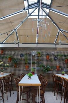 
                    
                        Tanya's Café at MyHotel Chelsea, London #planterwall #communal #planter
                    
                