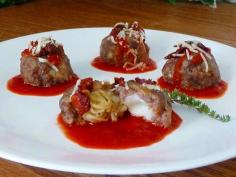 
                    
                        The Spaghetti in Meatballs Recipe is a Cleverly Designed Creation #diy #gourmet trendhunter.com
                    
                