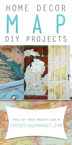 
                    
                        Home Decor Map DIY Projects - The Cottage Market
                    
                