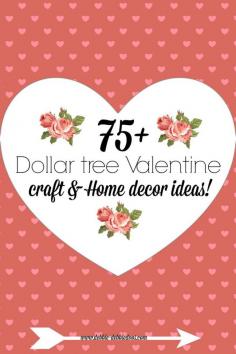 
                    
                        75+ Dollar tree Valentine craft and home decor ideas all in one place. #Debbiedoos
                    
                