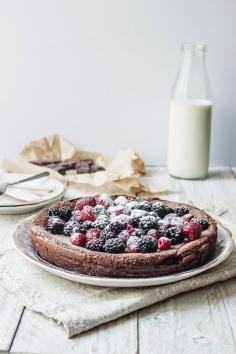 
                    
                        flourless swedish chocolate cake / kladdkaka.
                    
                