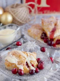 
                    
                        Cranberry apple dumplings with vanilla sauce
                    
                